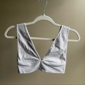 Garage Deep Plunge Tank Top Small